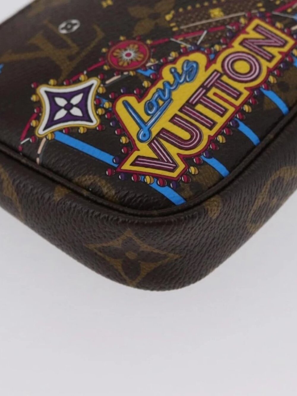 LOUIS VUITTON Monogram Vivienne Mini Pochette Accessoires M69752 Auth 168215SAM - Picture 11 of 14